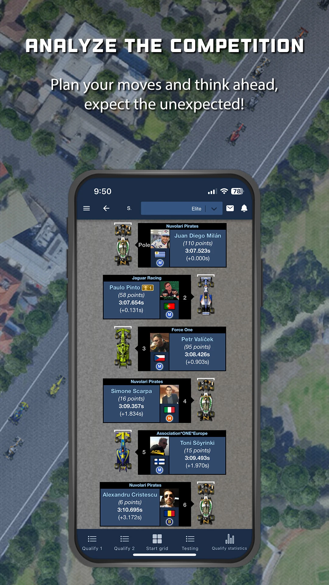 GPRO - Classic racing manager screenshot